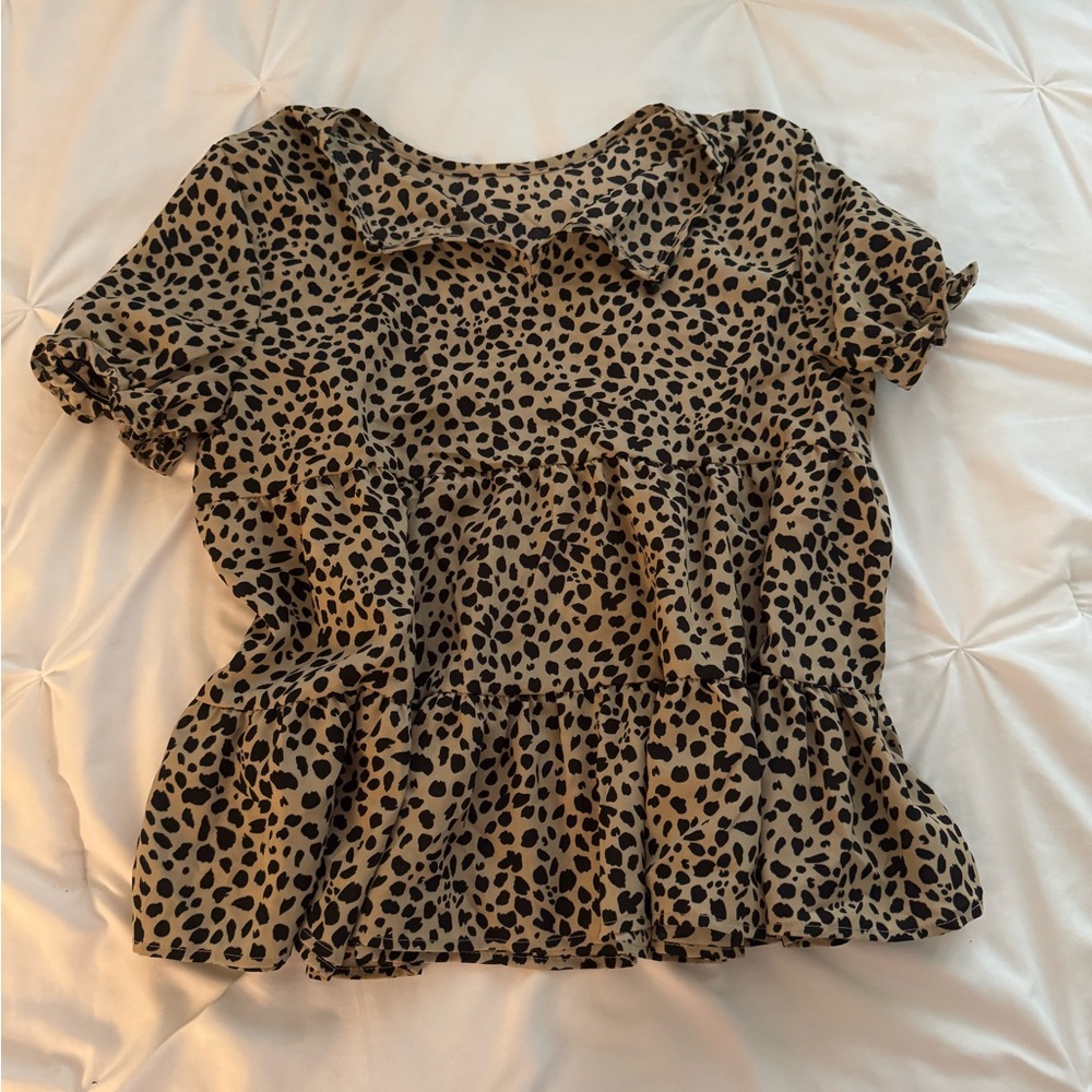 Cheetah Print Top